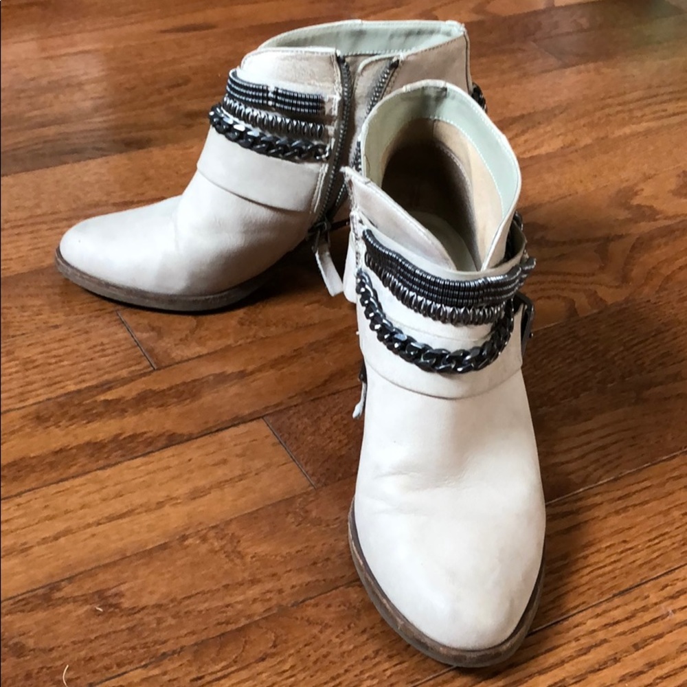Dolce vita booties with chains